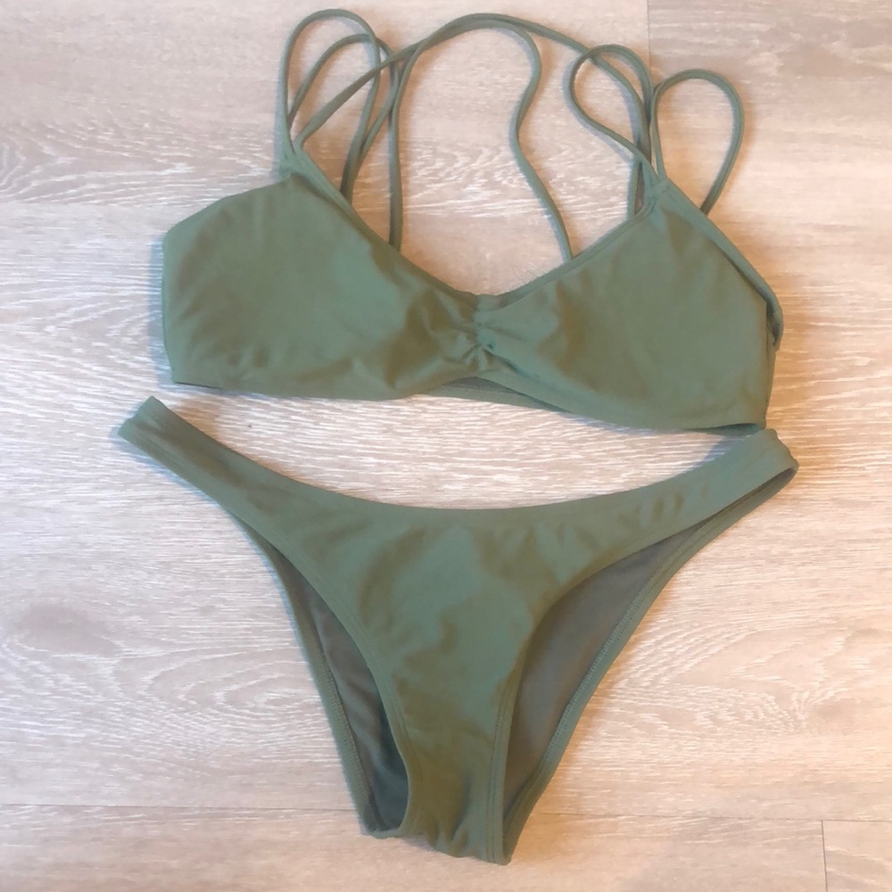 Olive Aerie bikini set